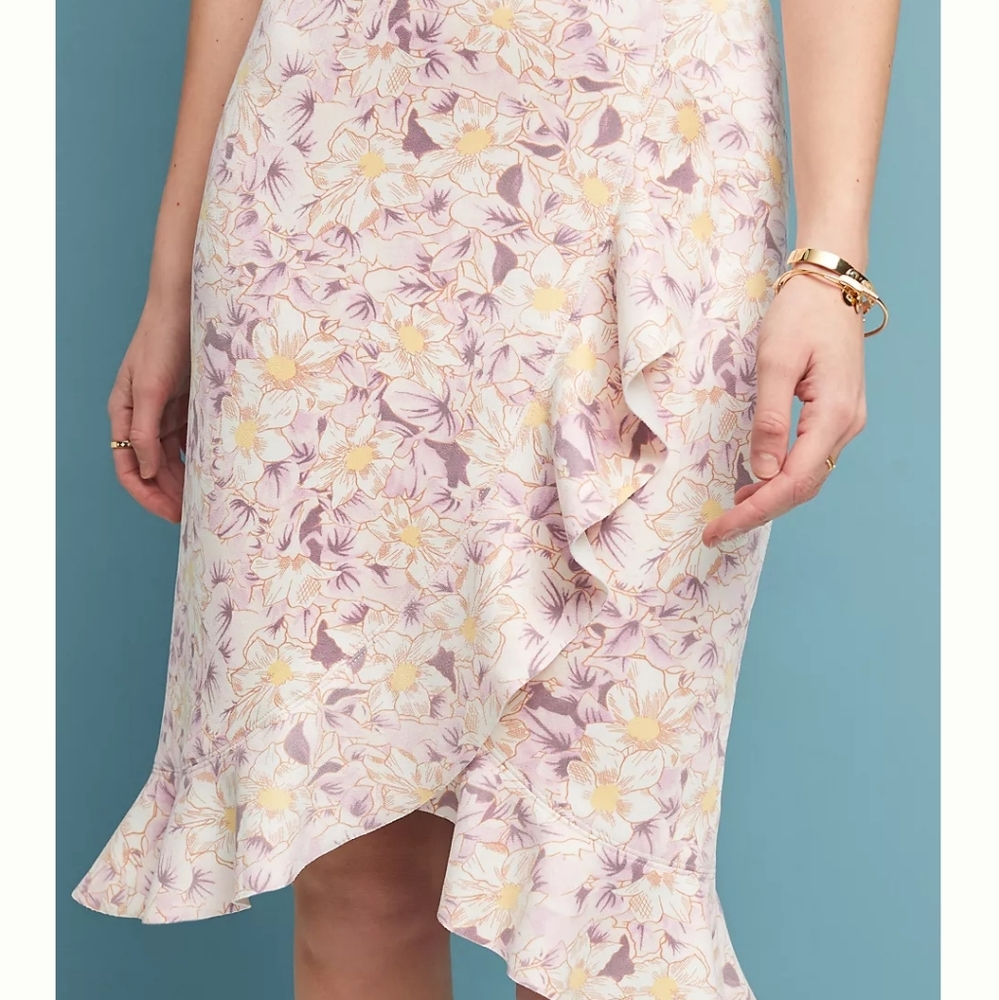 Anthropologie Ruffled Skirt Size 14 - Picture 5 of 11